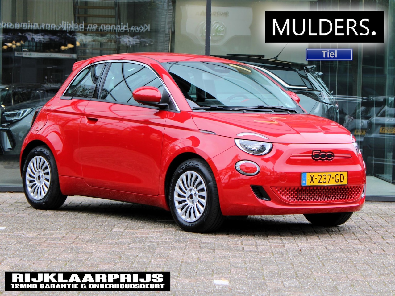 Fiat 500 - RED 24 kWh | Navi / Carplay / Climate - AutoWereld.nl