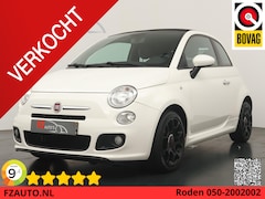Fiat 500 C - 0.9 TwinAir Lounge - Cabrio - Airconditioning - Parkeersensoren A