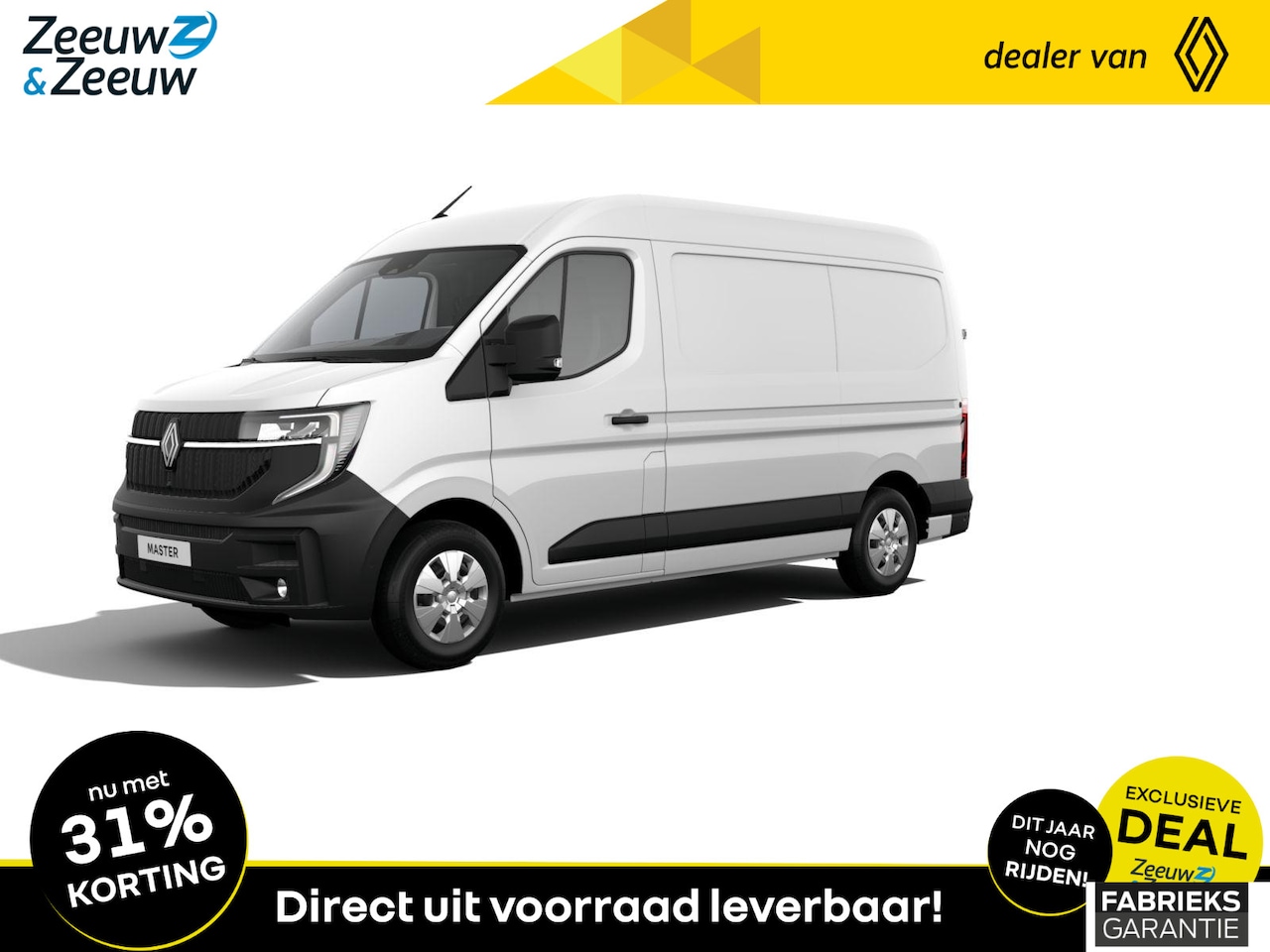 Renault Master E-Tech - T35 L2H2 Advance long range 87 kWh | Nu direct uit voorraad leverbaar met maar liefst 31% - AutoWereld.nl