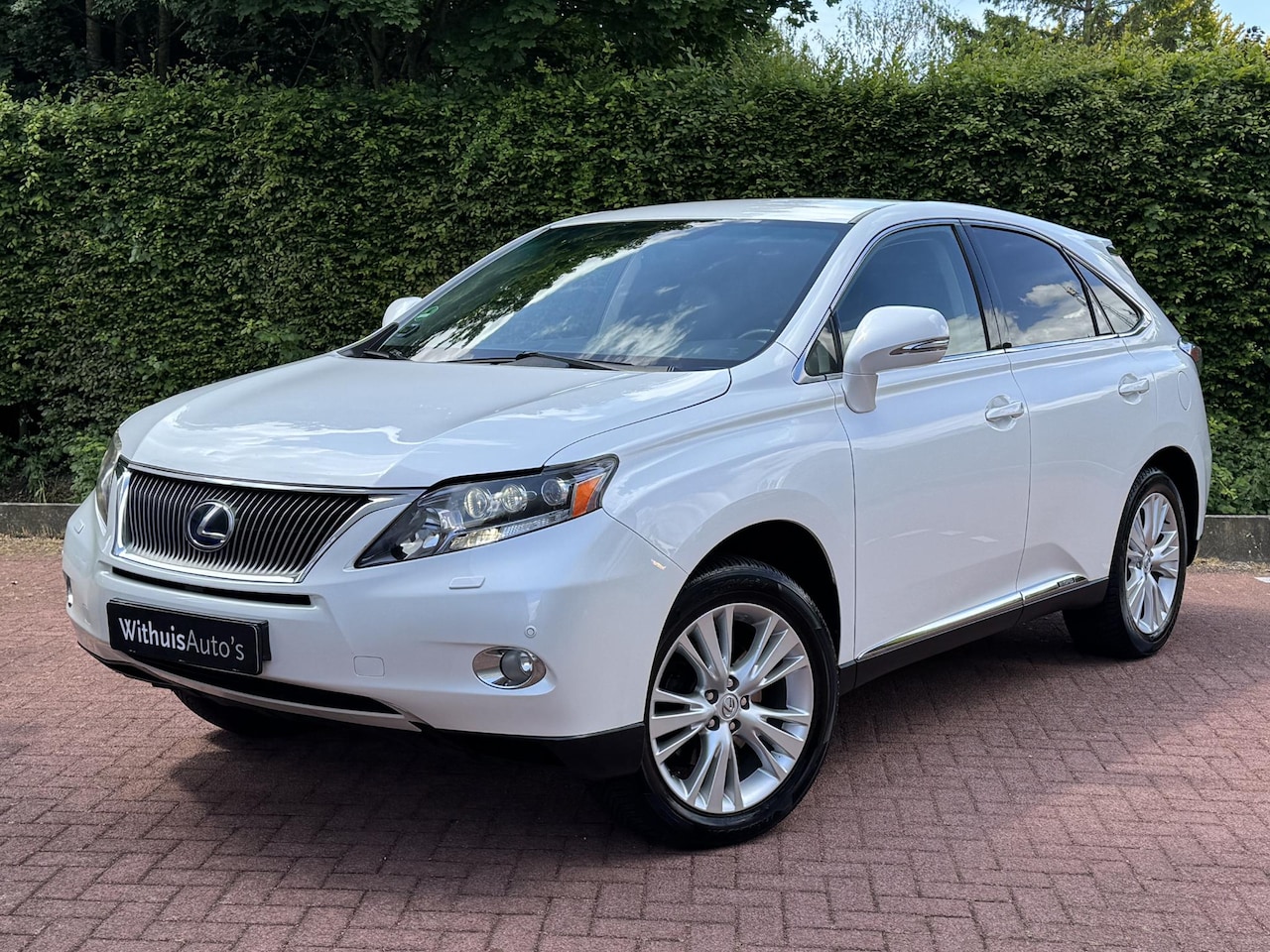 Lexus RX 450h - Pearl-white/Zwart leder LED - AutoWereld.nl