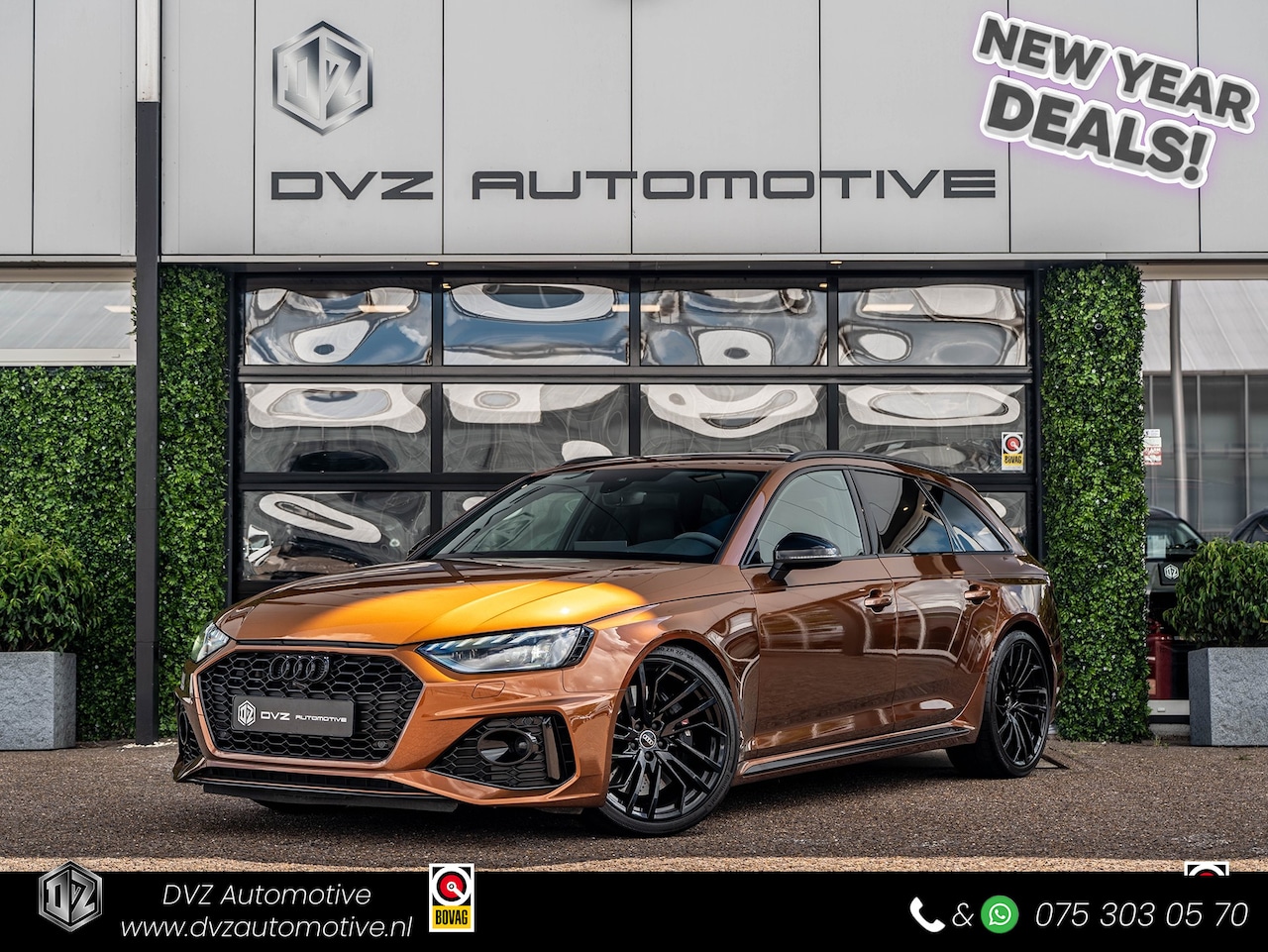 Audi A4 Avant - RS4 2.9 TFSI 450PK Quattro | RS Dynamic | B&O Sound | Sport Uitlaat | Black Optik | BTW - AutoWereld.nl