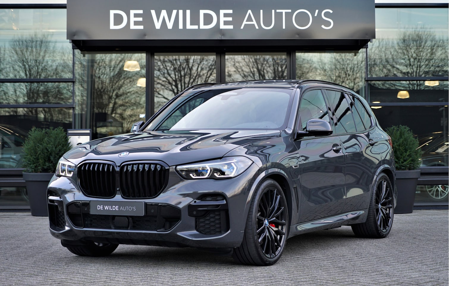 BMW X5 - xDrive45e M-sport M-seats Pano SkyLounge Trekhaak Massage Harman/Kardon Dravitgrijs - AutoWereld.nl