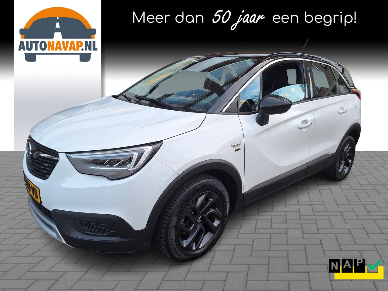 Opel Crossland X - 1.2 Turbo 120 Jaar Edition /Navi/Apple/Android/Pdc/Cruise/1e Eig/Garantie - AutoWereld.nl