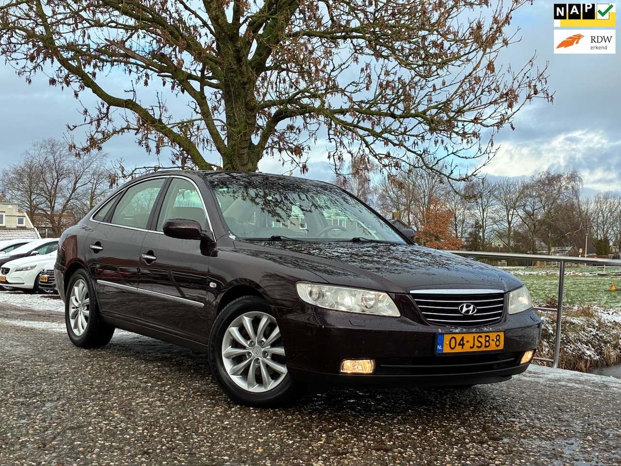 Hyundai Grandeur - 3.3i V6 Style | Automaat + Leder + Cruise + Clima nu € 4.975,-!!! - AutoWereld.nl
