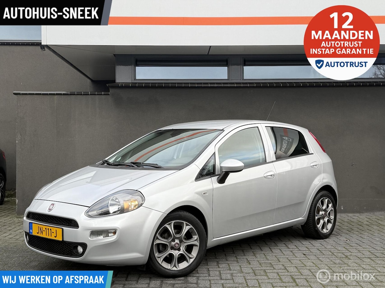 Fiat Punto Evo - 0.9 TwinAir Lounge | 1e eigenaar | 12mnd gar. - AutoWereld.nl