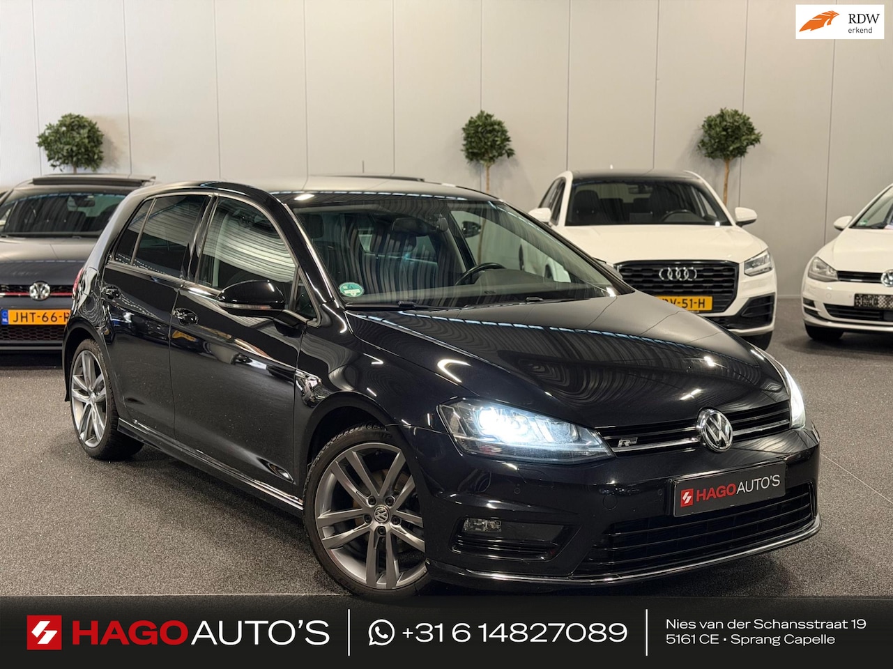 Volkswagen Golf - 1.4 TSI R-Line DSG BI-XENON/CRUISE/CARPLAY/KEYLESS/STOELVERW+STUURVERW/PDC - AutoWereld.nl