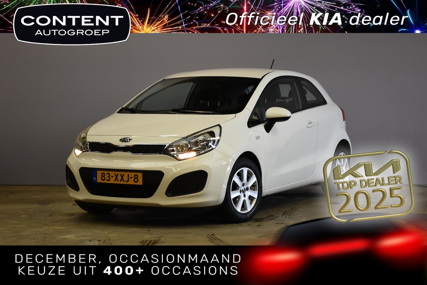Kia Rio - 1.2 CVVT 85pk Eco Dynamics 3D (MY12) Comfort Pack - AutoWereld.nl