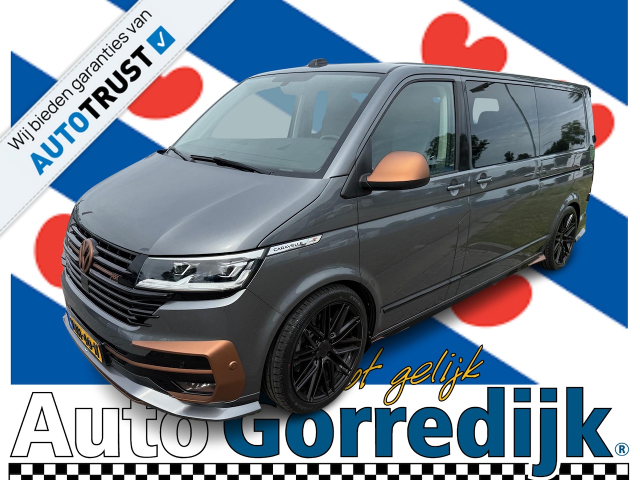Volkswagen Transporter Caravelle - 2.0 TDI DC Highline 204Pk Caravelle 4- MOTION ABT DC Dubbele Cabine DSG L2H1 DIG. COCKPIT - AutoWereld.nl