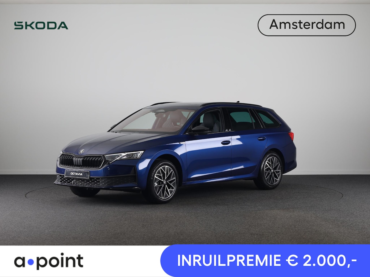 Skoda Octavia Combi - 1.5 TSI MHEV 150pk Sportline Tour | Schuif/kanteldak | Travel assist | Trekhaak wegklapbaa - AutoWereld.nl