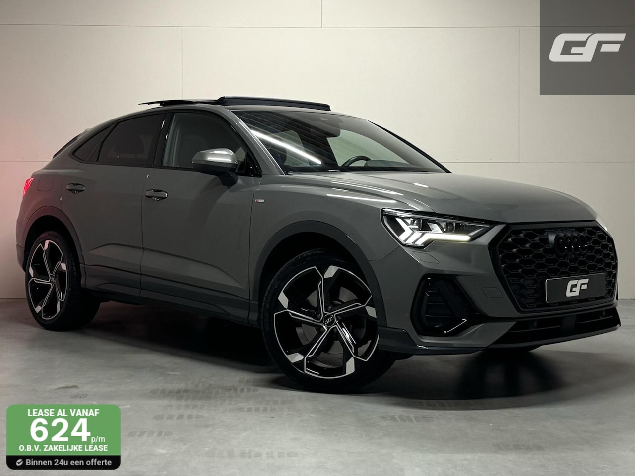 Audi Q3 Sportback - 45 TFSI e Black Edition Pano Sonos 360º ACC Trekh. - AutoWereld.nl