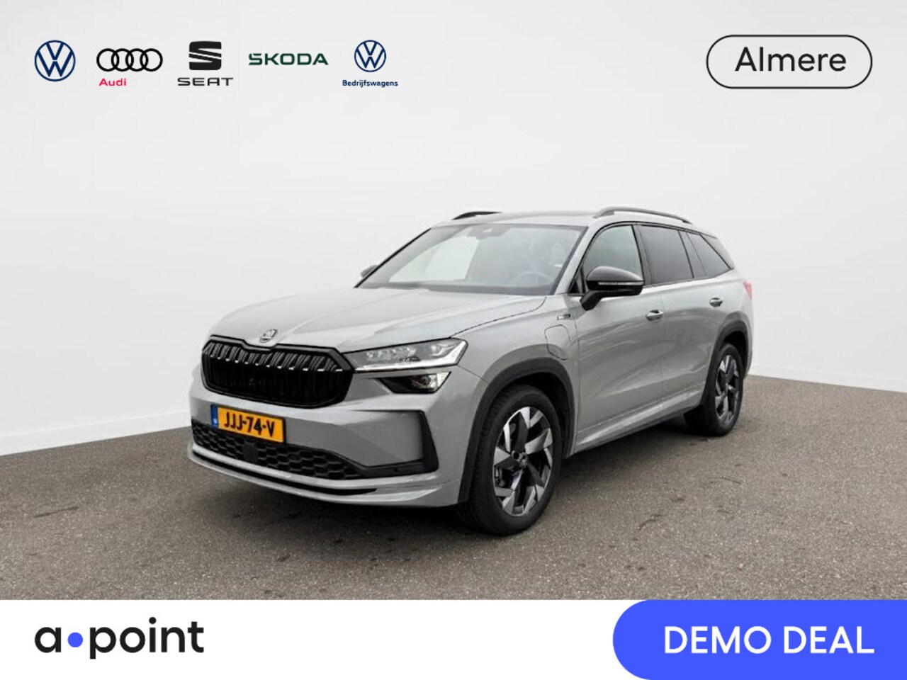 Skoda Kodiaq - 1.5 TSI PHEV Sportline Business 204PK | Panorama dak | Trekhaak | Stoelverwarming | - AutoWereld.nl