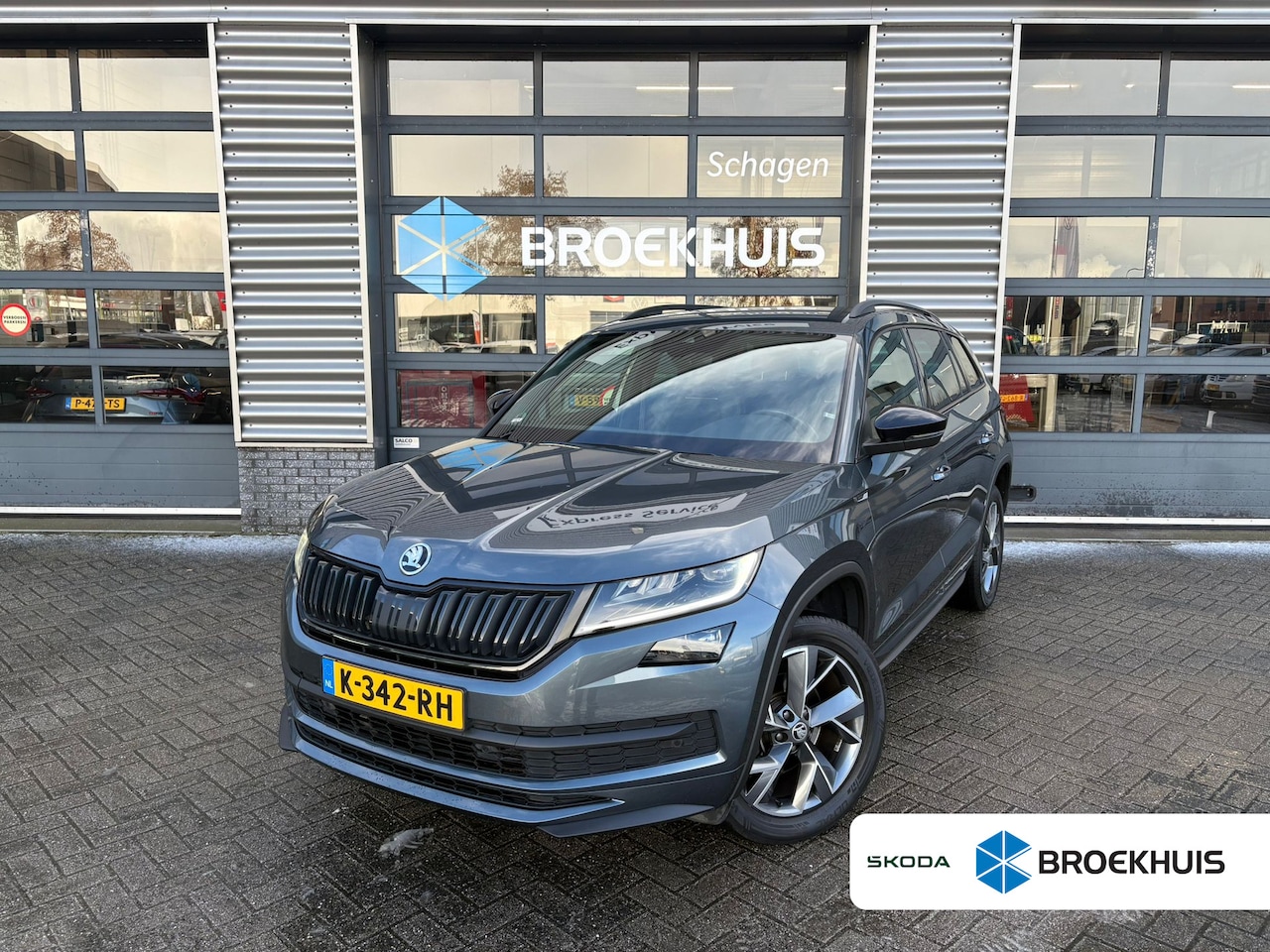 Skoda Kodiaq - 1.5 TSI 150 pk Sportline Business 7-DSG | Achteruitrijcamera | Elektrische geheugen stoel - AutoWereld.nl