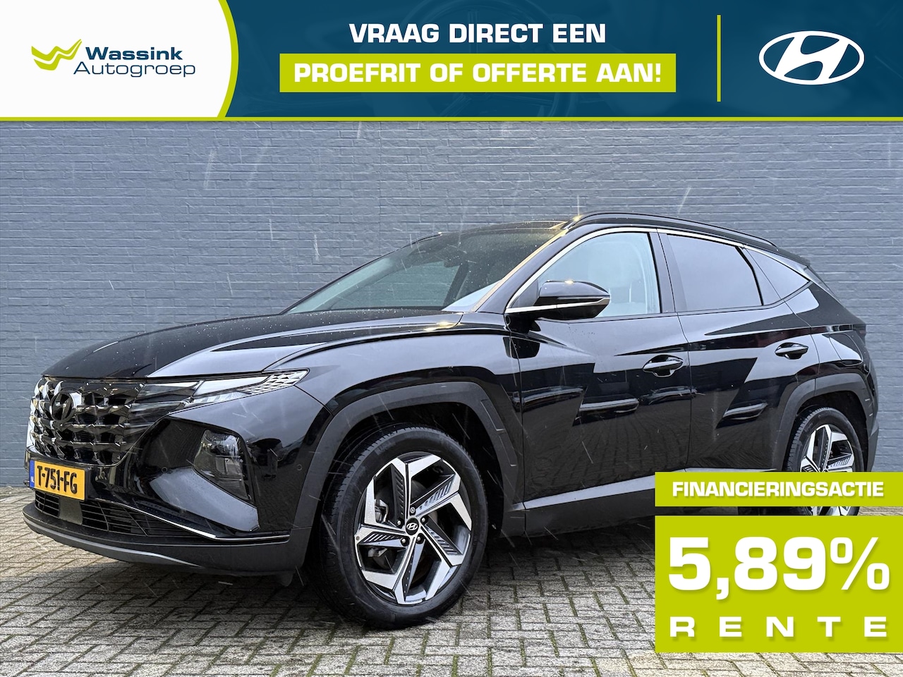 Hyundai Tucson - 1.6 T-GDi PHEV 265pk AWD Aut. Premium Sky | Schuif-Kanteldak | Stoelventilatie | Stoel & S - AutoWereld.nl