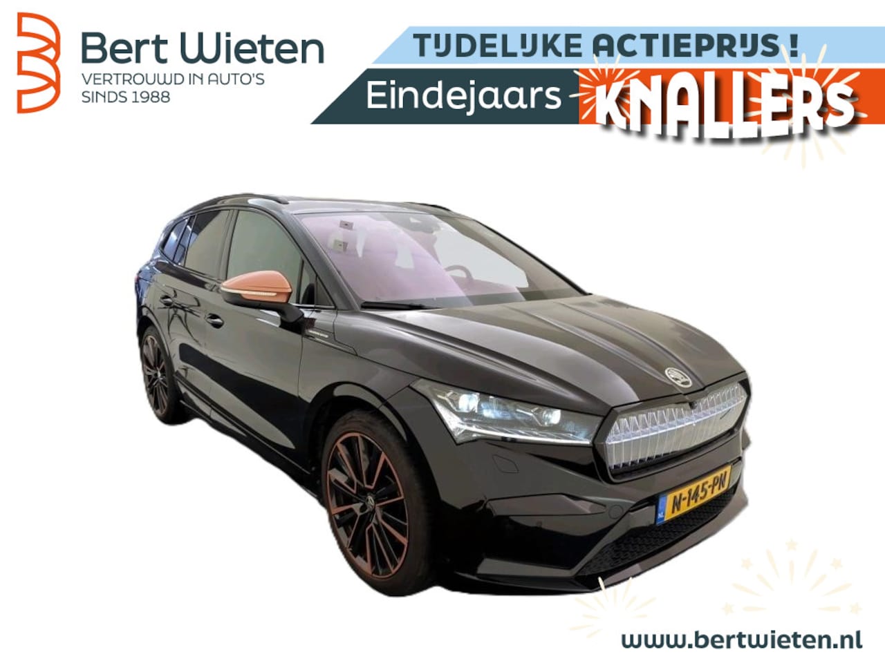 Skoda Enyaq iV - 80 iV 80 Founders Edition Black | Schuifdak | LED - AutoWereld.nl