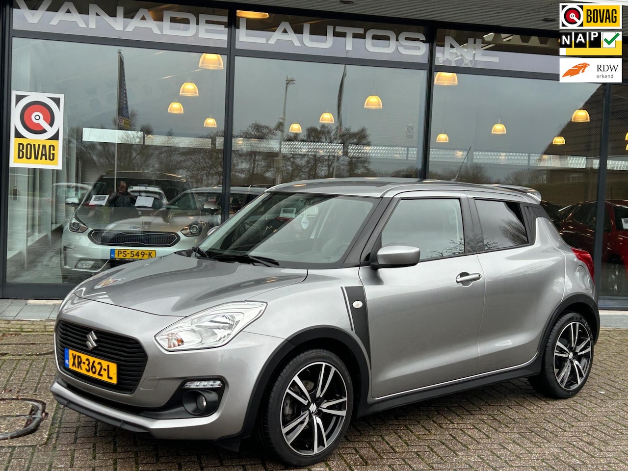 Suzuki Swift - 1.2 Sportline 64d-KM! Navi Airco LM-Velgen NAP NL-Auto Volledig Dealeronderhouden! - AutoWereld.nl