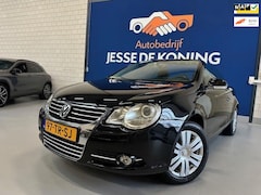 Volkswagen Eos - 1.6-16v FSI cabriolet/ bj.2007 / kleur: zwart/ climate /sportvelgen/stereo scherm/6 bak/AP