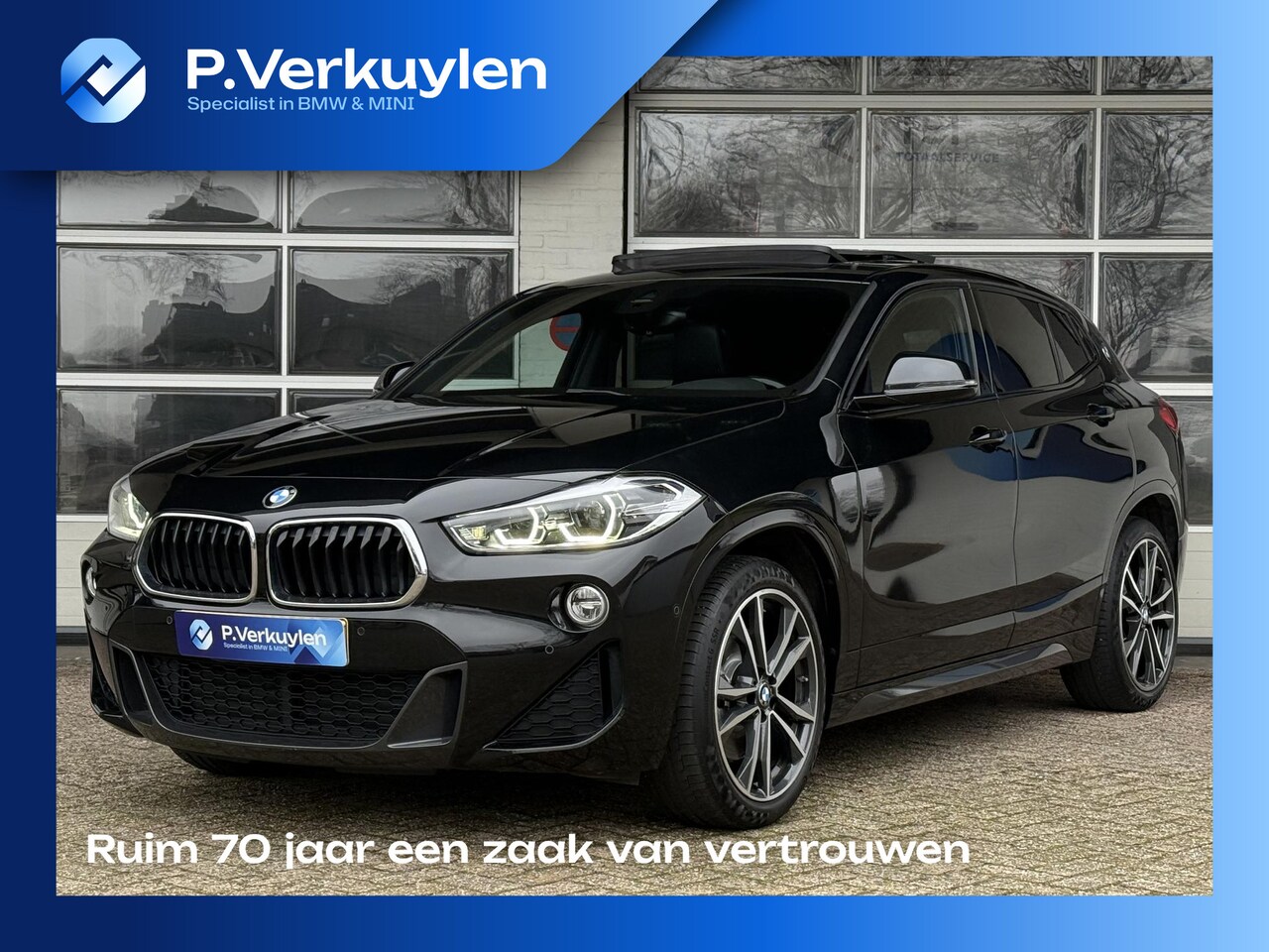 BMW X2 - sDrive20i M SPORT | LEDER | PANORAMA | STOELVERWARMING | 18 INCH LM VELGEN | - AutoWereld.nl