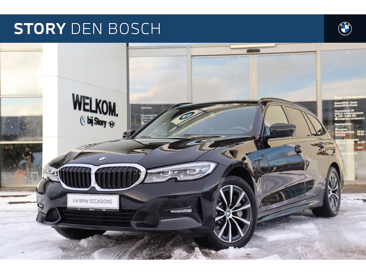 BMW 3-serie Touring - 330e High Executive Sport Line Automaat / Sportstoelen / LED / Live Cockpit Professional / - AutoWereld.nl