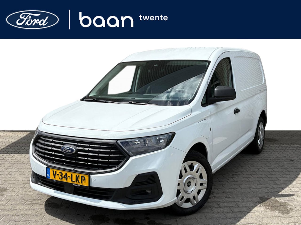Ford Transit Connect - 1.5 Turbo 150pk PHEV L2 Trend | Frozen white | Uit voorraad leverbaar | Trekhaak | Pdc | C - AutoWereld.nl