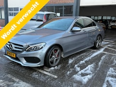 Mercedes-Benz C-klasse - 200 Prestige AMG Pakket Leder stoel + verwarmd l Navi l Voor en Achter sensoren l cruise c