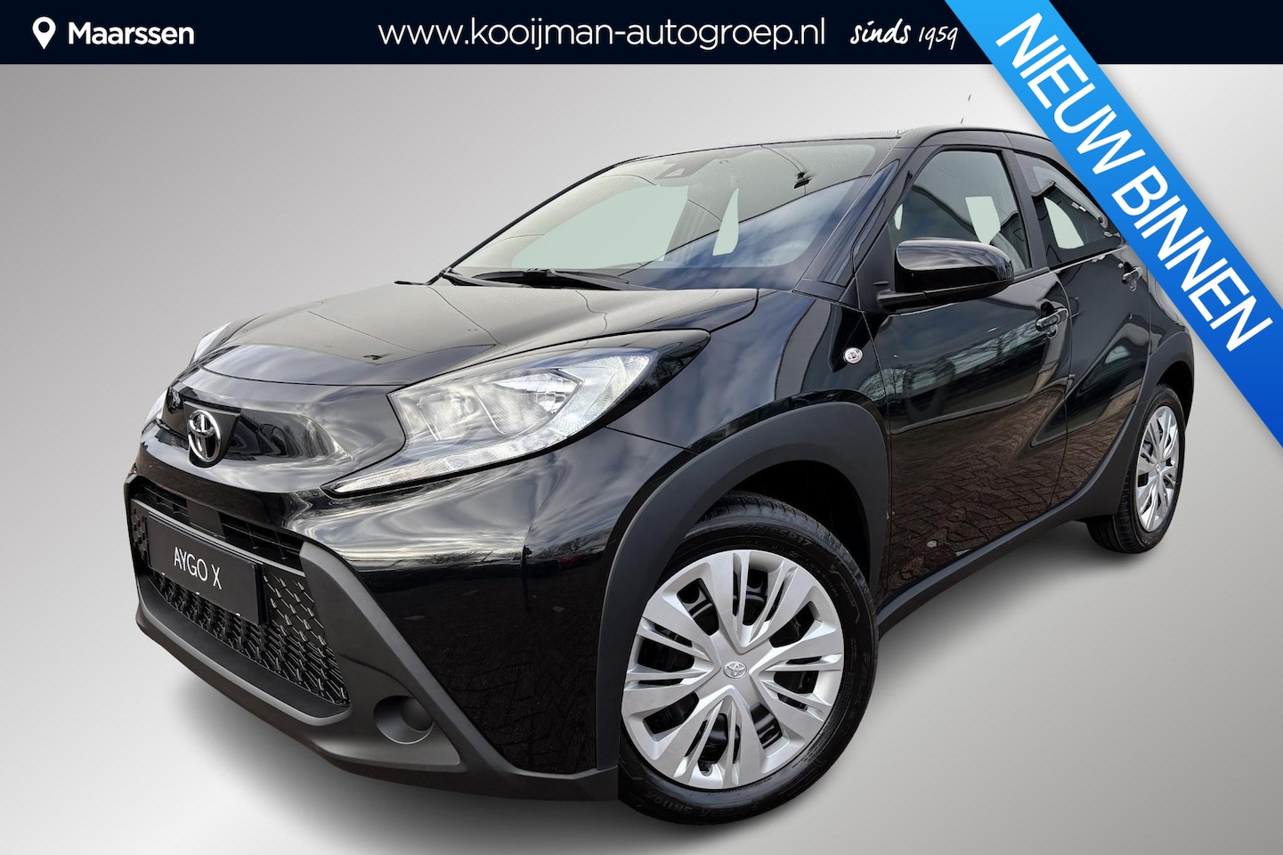 Toyota Aygo X - 1.0 VVT-i MT Play Zwart Metallic - Apple Carplay - Android Auto - Adaptive cruise control - AutoWereld.nl