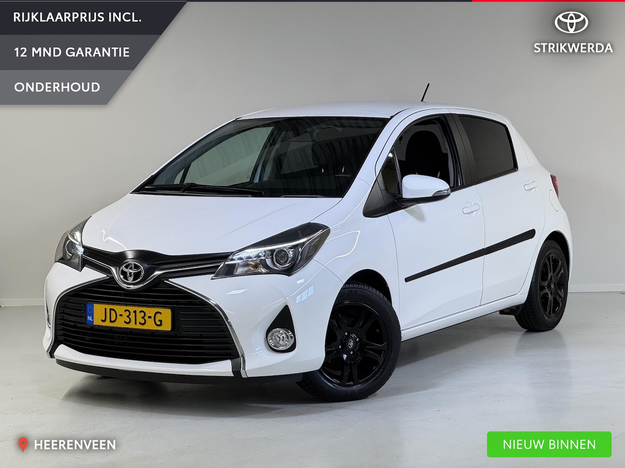 Toyota Yaris - 1.3 VVT-i Aspiration Bi-Tone | Lederen bekleding | - AutoWereld.nl