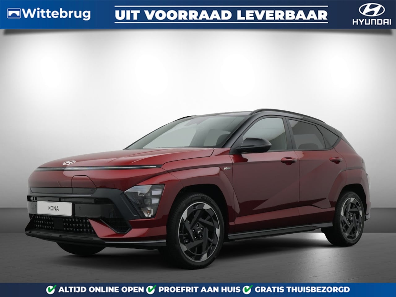 Hyundai Kona Electric - N Line Business 64.8 kWh Volledig Elektrish, Fiscaal aantrekkelijk, Navigatie en 360 grade - AutoWereld.nl