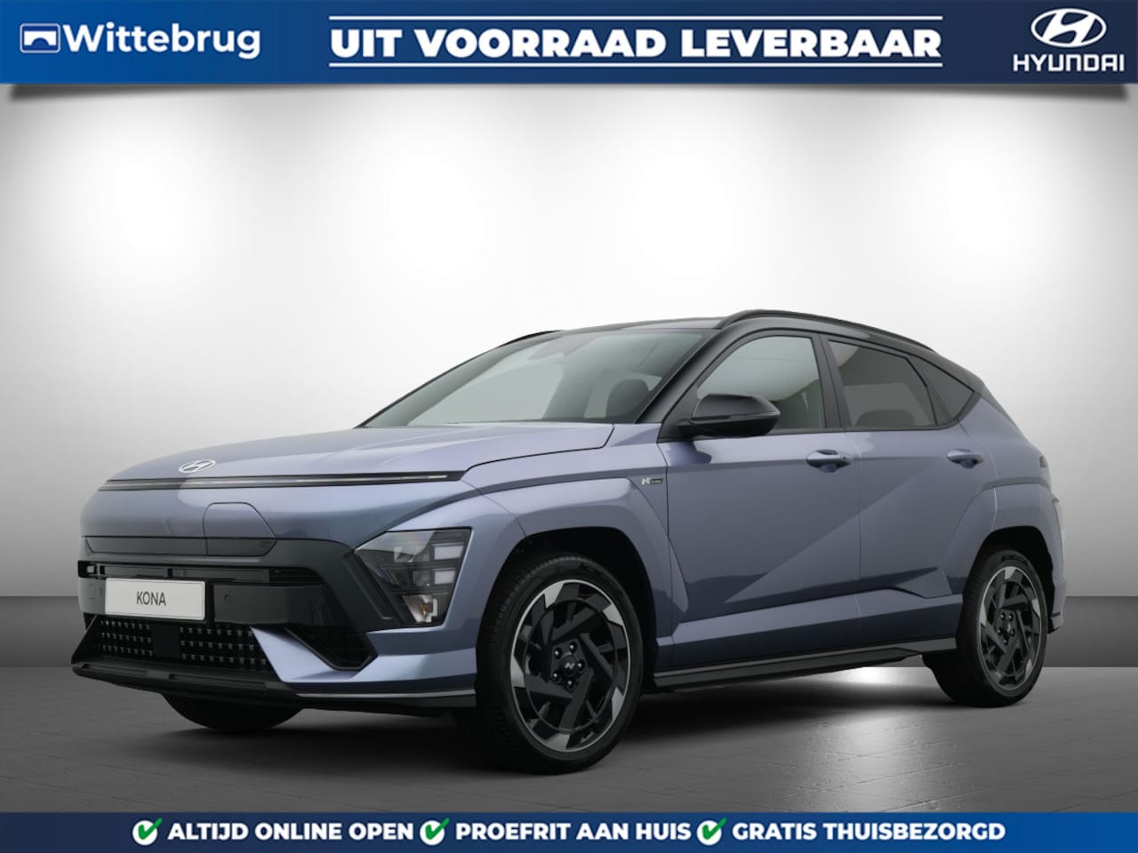 Hyundai Kona Electric - N Line Business 64.8 kWh Volledig Elektrish, Fiscaal aantrekkelijk, Navigatie en 360 grade - AutoWereld.nl