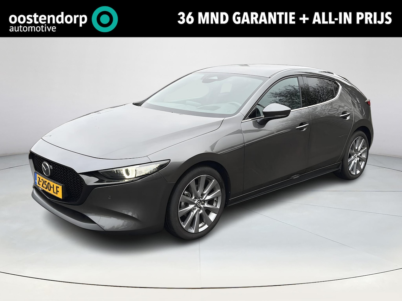 Mazda 3 - 2.0 e-SkyActiv-G M Hybrid 150 Exclusive-line | Ap­ple Car­Play & An­droid Auto™ | Camera | - AutoWereld.nl