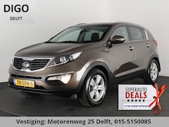 Kia Sportage - 2.0 X-EXCUTIVE 4WD PLUS PACK AUTOMAAT 1600 KG TREKKEN.LEDER.PDC.LMV. GOED ONDERHOUDEN
