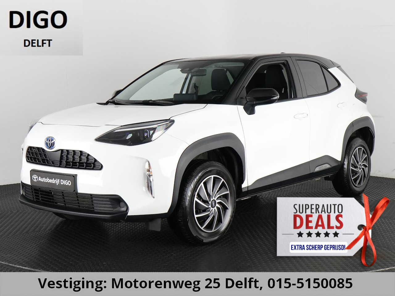 Toyota Yaris Cross - 1.5 HYBRID BI-TONE MET LUXERY PACK GARANTIE-2033 CLOUD NAVIGATIE .CLIMA.CRUISE.KEYLESS. - AutoWereld.nl