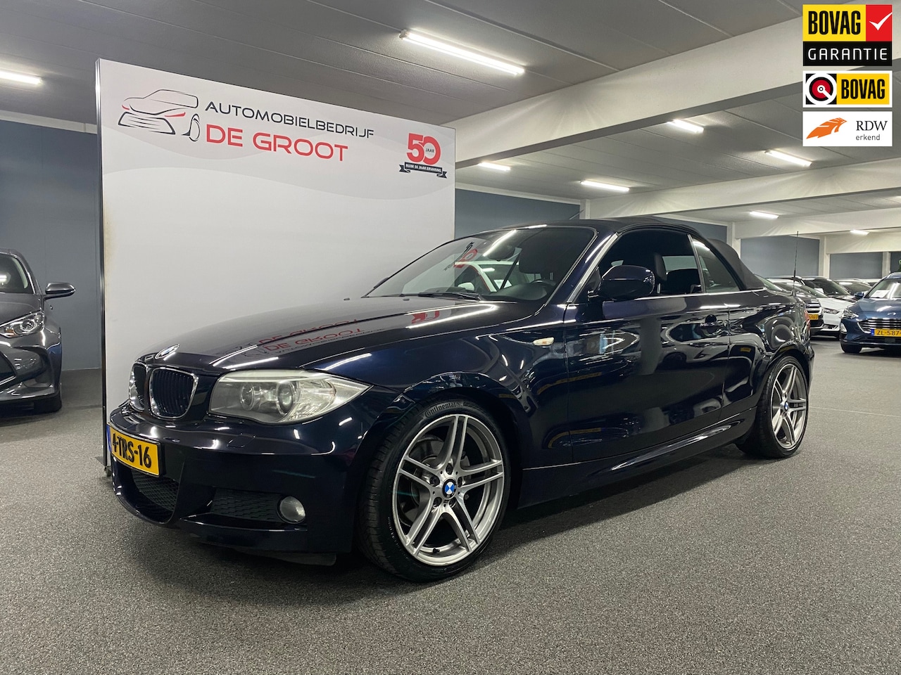 BMW 1-serie Cabrio - 118i M Sport Edition/ Automaat/ LMV/ 105KW/ Lederen bekleding - AutoWereld.nl