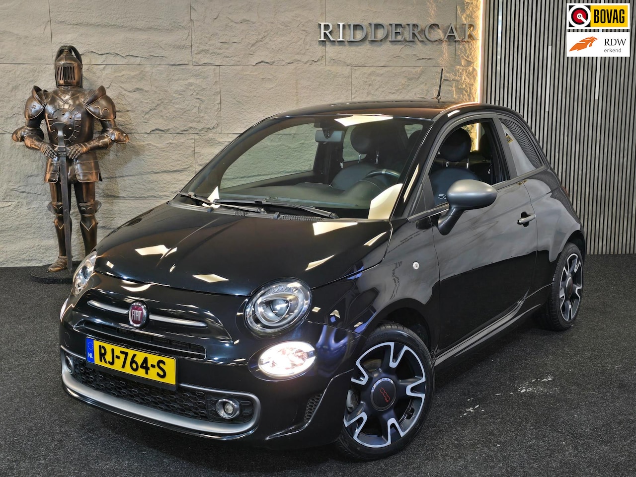Fiat 500 - 1.2 SPORT|GARANTIE|AUTOMAAT|CRUISE|BLUETOOTH|VELGEN|LED|LEDER - AutoWereld.nl