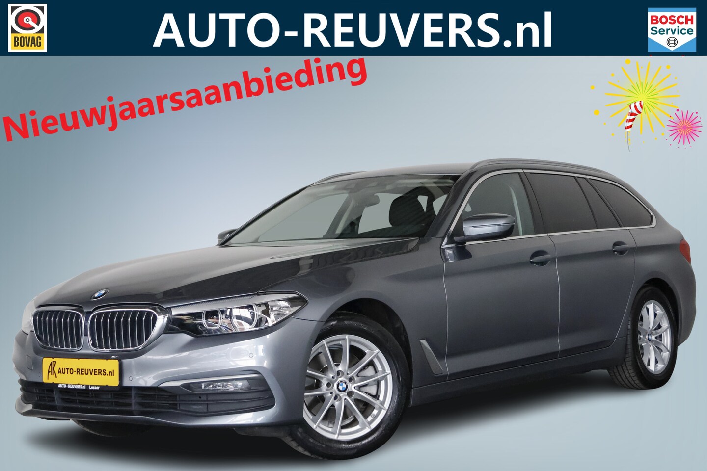 BMW 5-serie Touring - 520i Business Edition Cruise / Navi / Carplay / Camera / Trekhaak - AutoWereld.nl