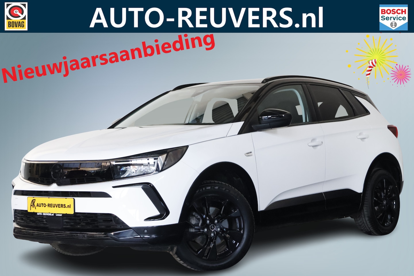 Opel Grandland - 1.2 Turbo GS Line / LED / CarPlay / Leder / Automaat - AutoWereld.nl