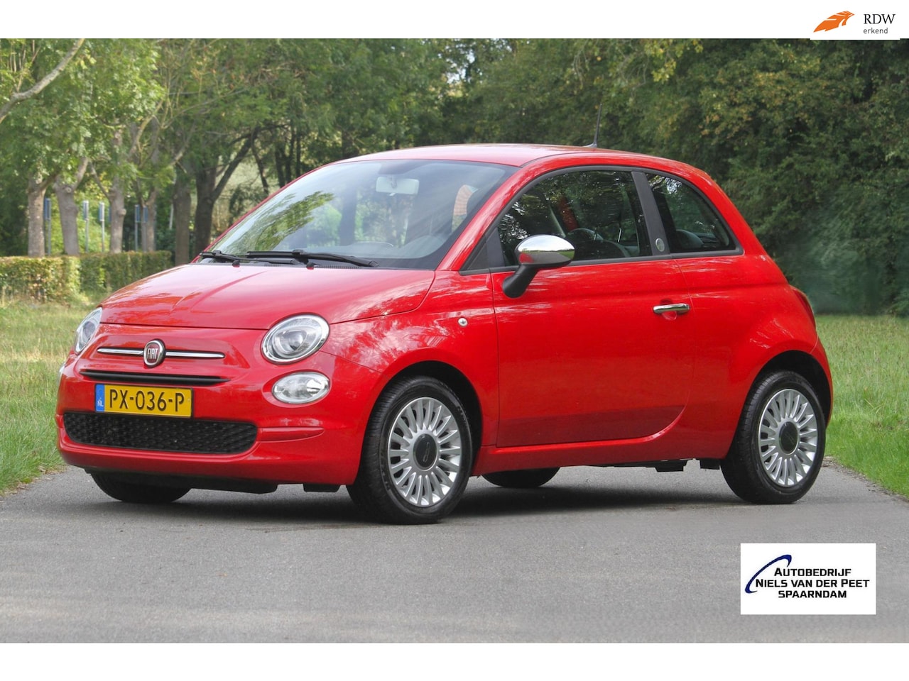 Fiat 500 - TwinAir Turbo 80 pk Mirror / Apple carplay / Airco / Sportvelgen / Bluetooth / Cruise cont - AutoWereld.nl
