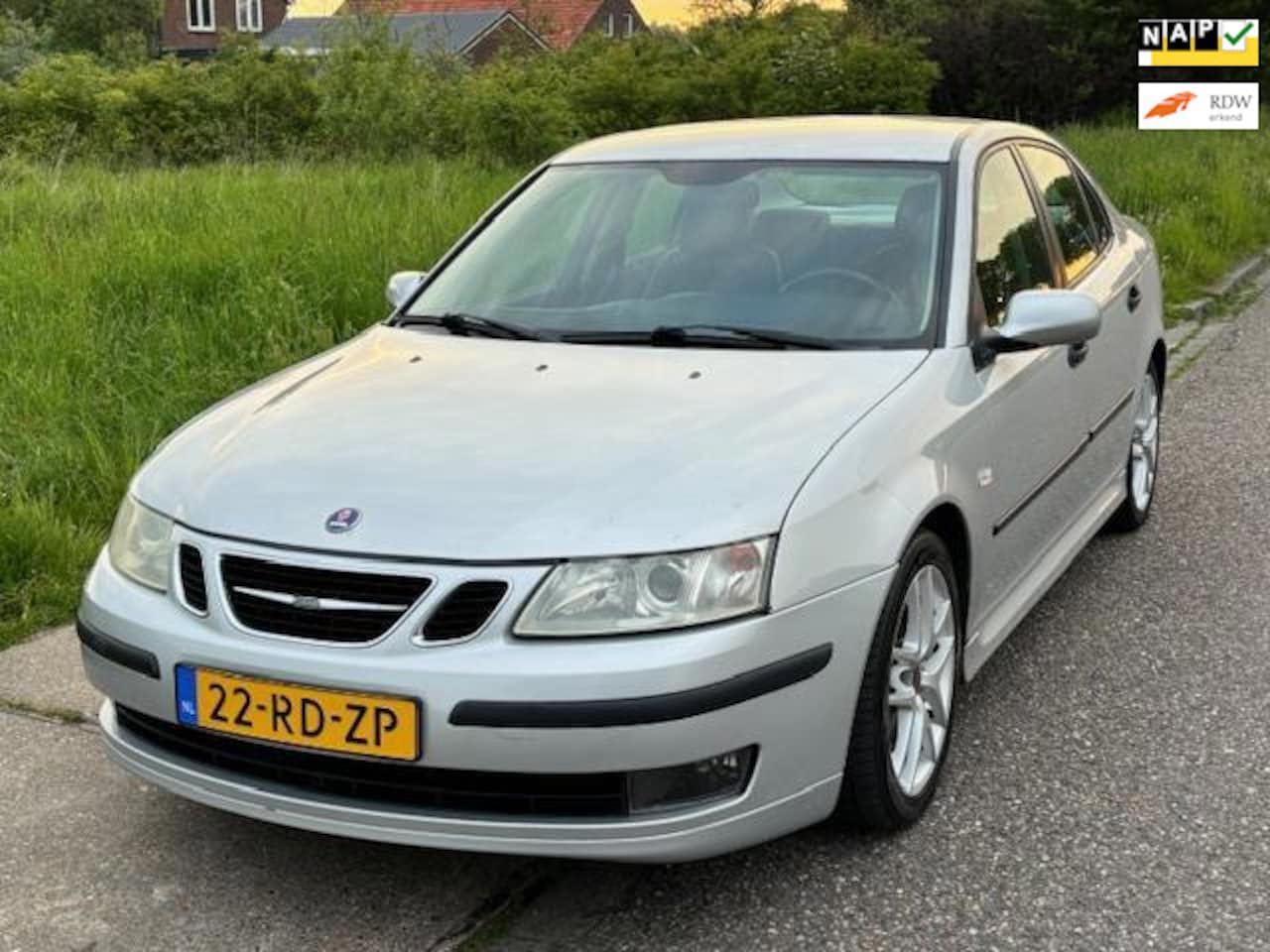 Saab 9-3 Sport Sedan - 1.8t Arc ECC Audio/CD Leder Elect. pakket EBD Cruisecontrol TCS LMV 17" Colorpakket ABS De - AutoWereld.nl