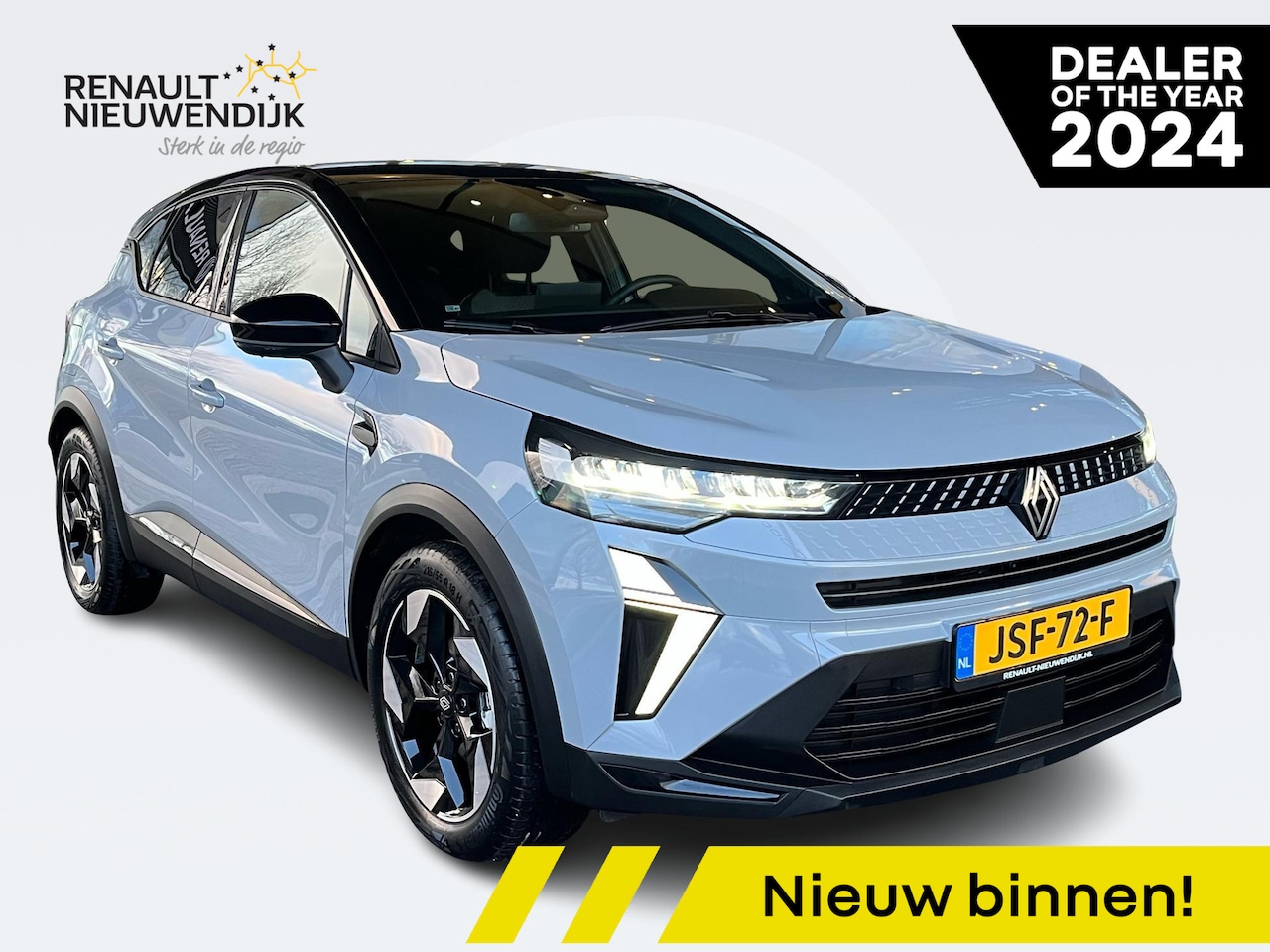 Renault Captur - 1.6 E-Tech full hybrid 145 techno LICHT METAAL / CRUISE / PARKEERCAMERA / CLIMATE CONTROLE - AutoWereld.nl