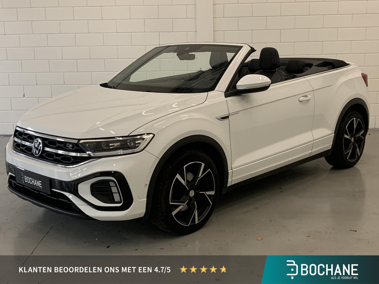 Volkswagen T-Roc Cabrio - 1.5 TSI R-Line NAVIGATIE | TREKHAAK | ACHTERUITRIJCAMERA | PARKEERSENSOREN - AutoWereld.nl