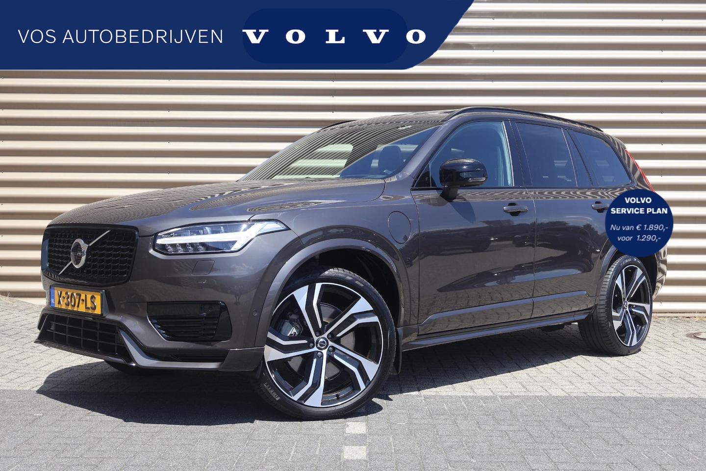 Volvo XC90 - T8 Recharge AWD Ultimate Dark | Full Option | Fabrieksgarantie t/m 11-2028 | Luchtvering | - AutoWereld.nl