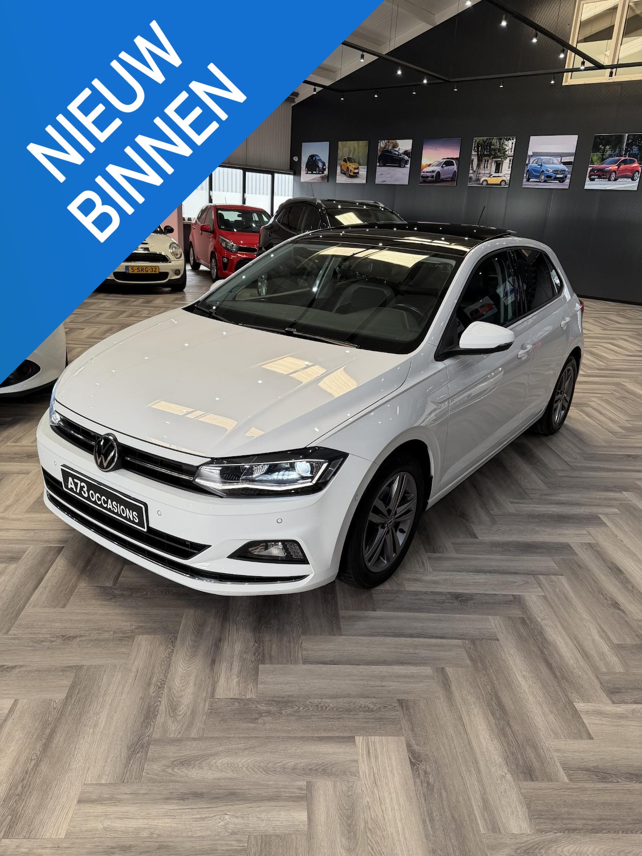 Volkswagen Polo - 1.0 TSI Highline Pano,Automaat,Led,stoelverwarming,Alarm - AutoWereld.nl
