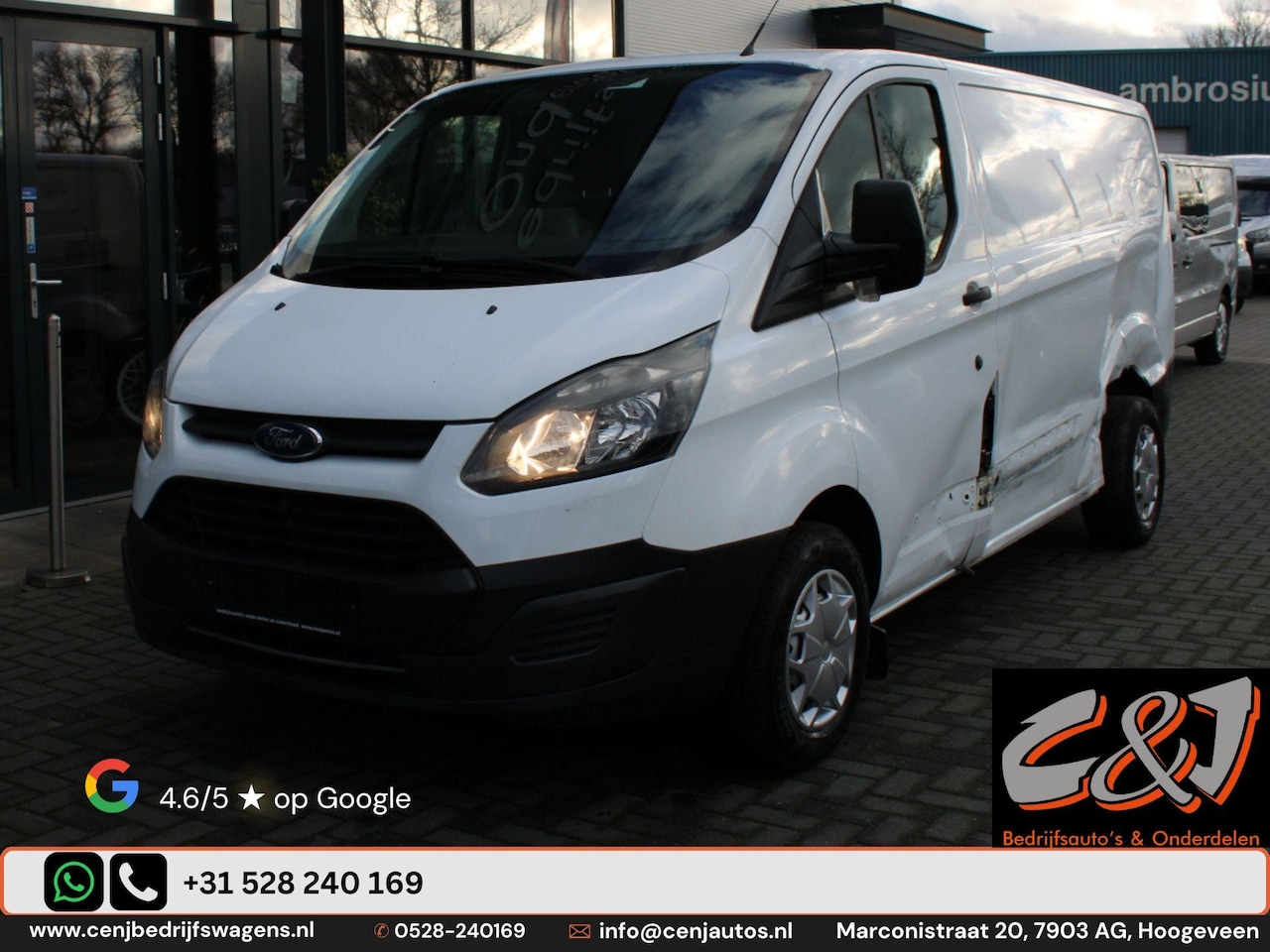 Ford Transit Custom - 270S 2.0TD105Pk/77Kw M6 FWD Trend airco 3 zits - AutoWereld.nl