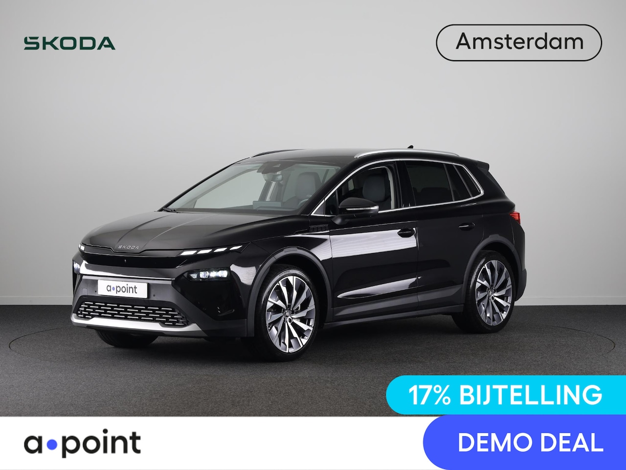 Skoda Elroq - 85 Business Edition 286pk | Leder | Head Up | Elek. stoel | 21 inch | 360 camera | Adaptiv - AutoWereld.nl