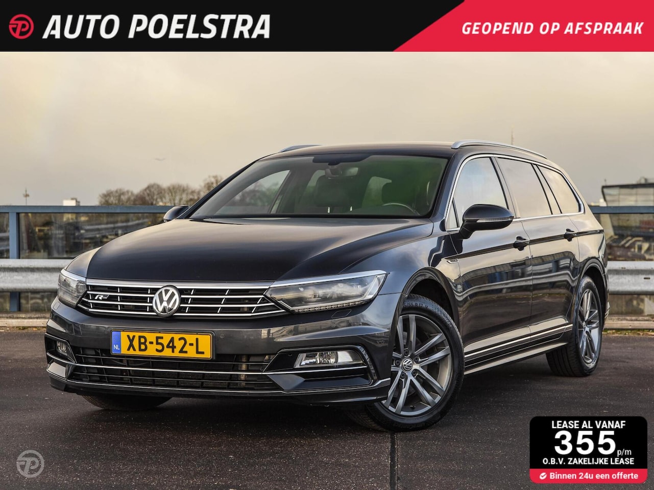 Volkswagen Passat Variant - 1.6 TDI DSG Highline R-Line Facelift Leder Virtual Cockpit LED ACC Harman/Kardon ergoComfo - AutoWereld.nl