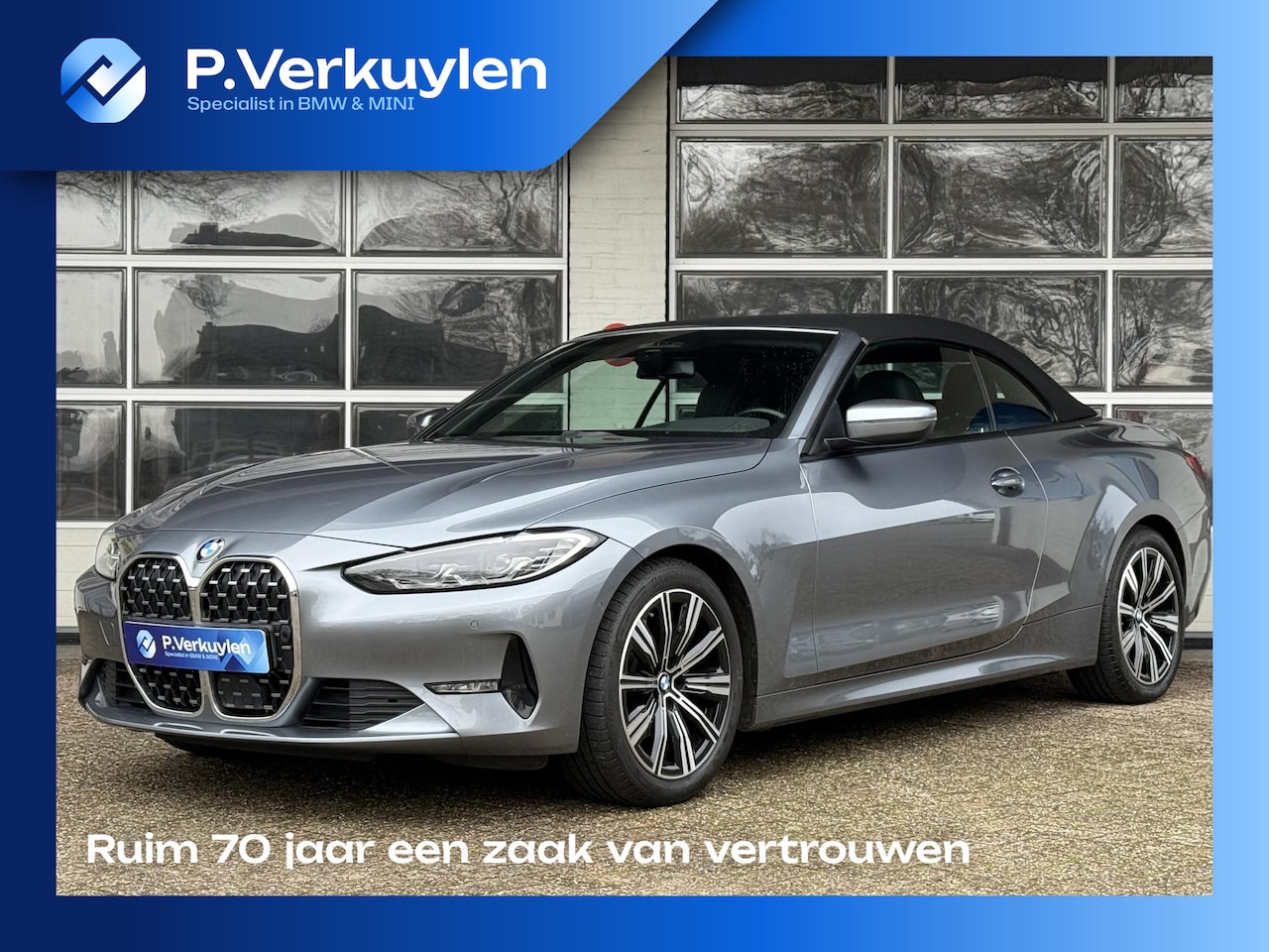 BMW 4-serie Cabrio - 420i High Executive | NEKVERWARMING | DRIVING ASS. PROFF. | HEAD UP | KEYLESS ENTRY | - AutoWereld.nl