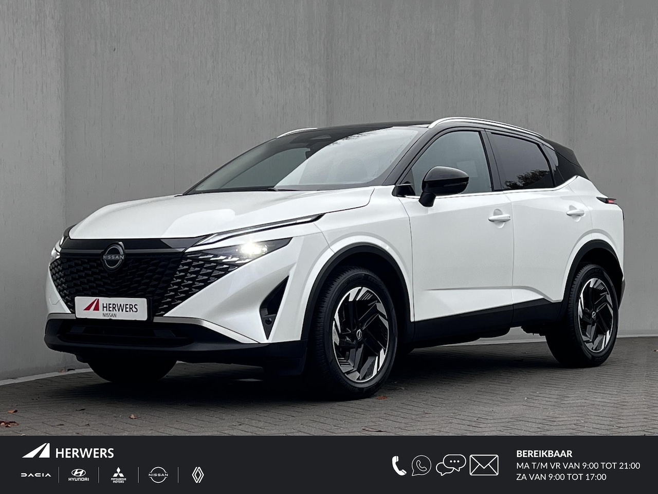 Nissan Qashqai - 1.3 MHEV Xtronic N-Connecta / Fabrieksgarantie tot 03-2028  / Facelift Nieuw Model / Cold - AutoWereld.nl