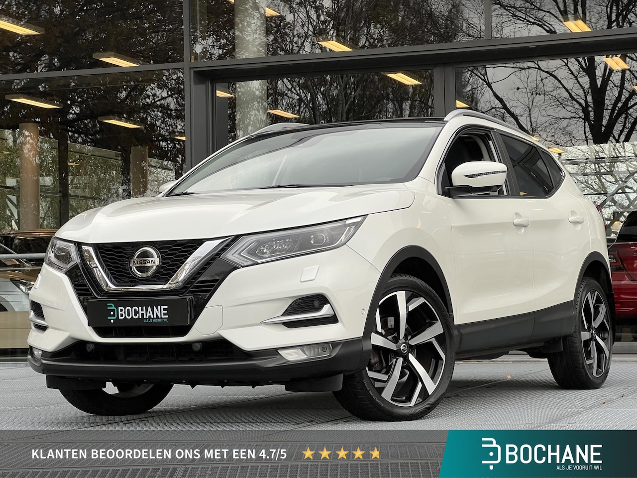 Nissan Qashqai - 1.3 DIG-T Tekna Automaat | Trekhaak | Navigatie | Panoramadak | - AutoWereld.nl