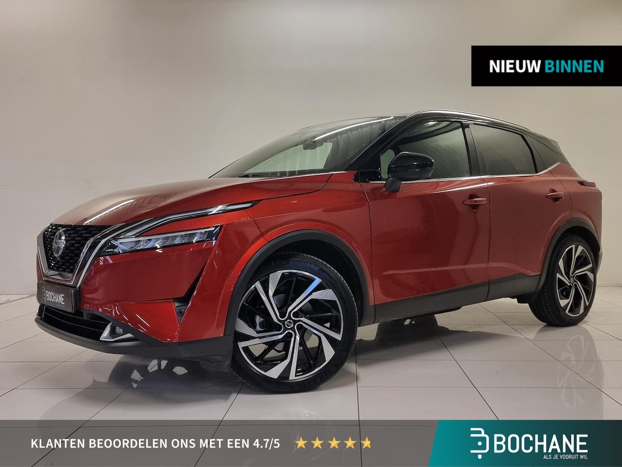 Nissan Qashqai - 1.3 MHEV Xtronic Tekna Plus | 360º Camera | Elektrische Achterklep | Panoramadak | - AutoWereld.nl