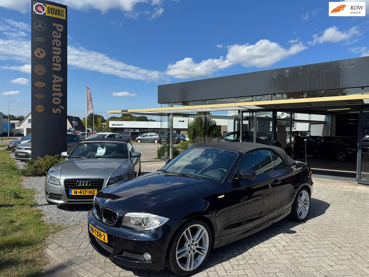 BMW 1-serie Cabrio - 118i High Executive M-Pakket|CC|Sensor|Stoelverwarming - AutoWereld.nl
