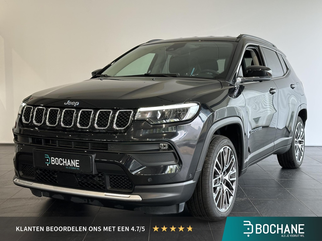 Jeep Compass - 4xe 240 Plug-in Hybrid Electric Limited | 360° CAMERA | ADAPTIVE CRUISECONTROL | OFF-ROAD - AutoWereld.nl
